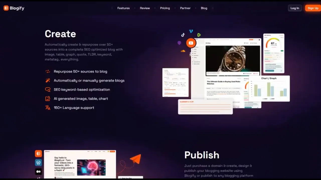 Invitation to try Blogify