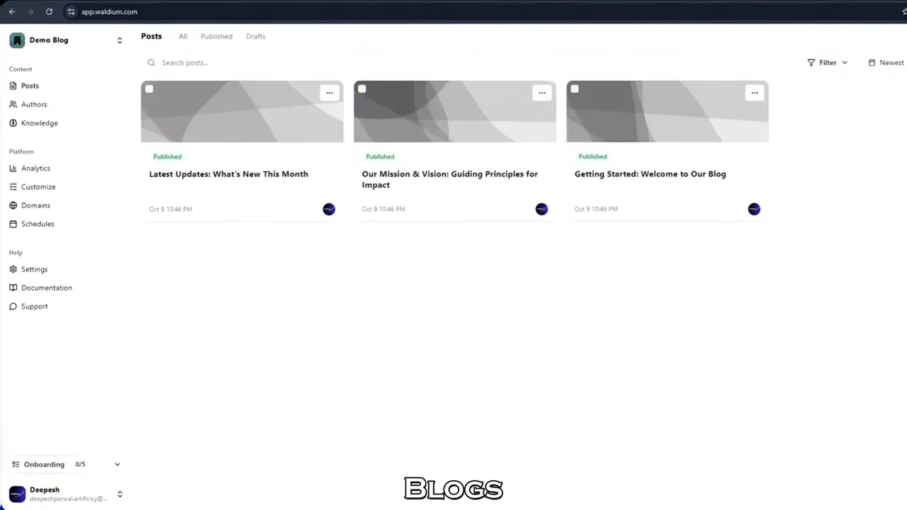 AI Auto Blogging ChatGPT & AI Tools: How We Built an AI-Discoverable Blog Fast with Waldium