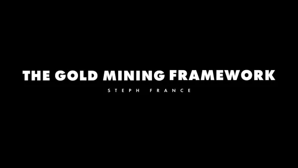 Landing page example created by the Gold Mining Framework