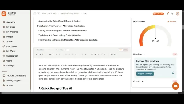 Blog editor showing find and replace to correct brand names